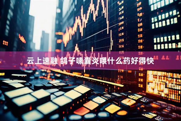 云上速融 鸽子嗉囊炎喂什么药好得快